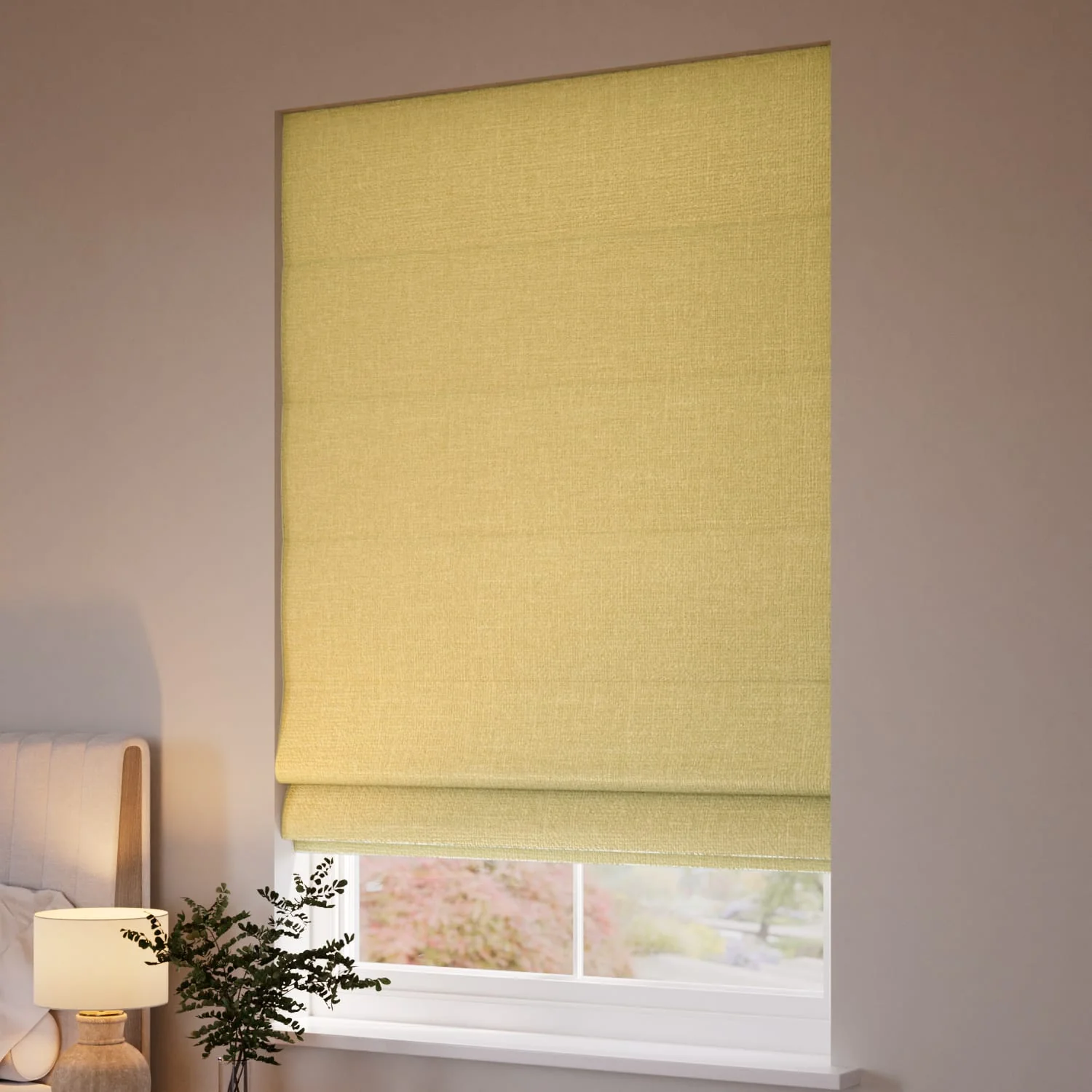 Sedona Blackout Citron Roman Blind - Image 2