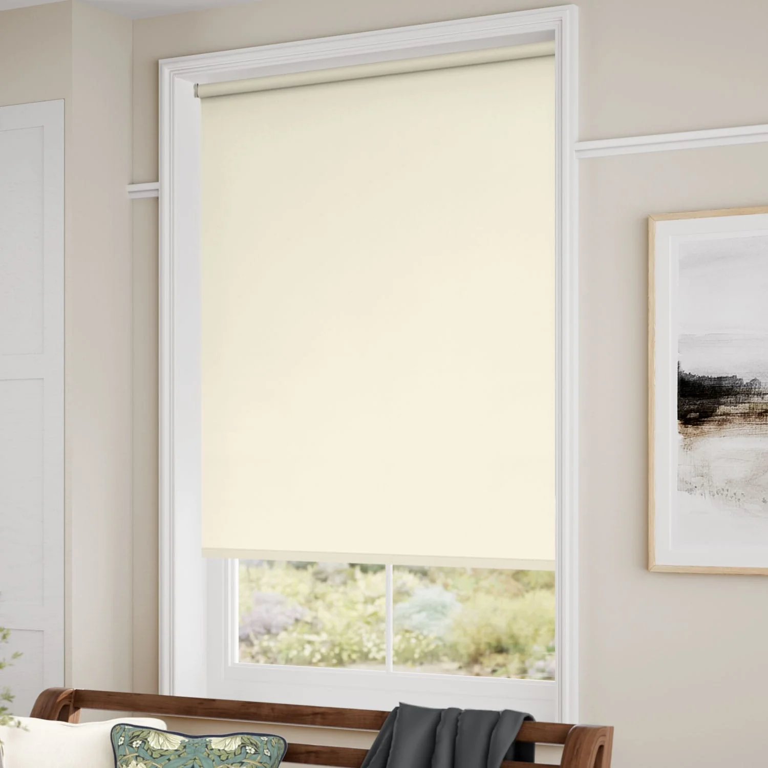Sevilla Blackout Cottage Cream  Roller Blind - Image 2