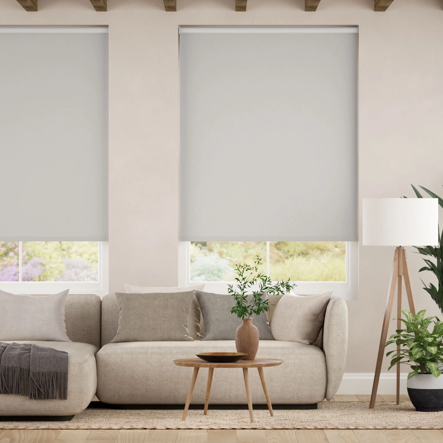 Sevilla Blackout Grey Roller Blind