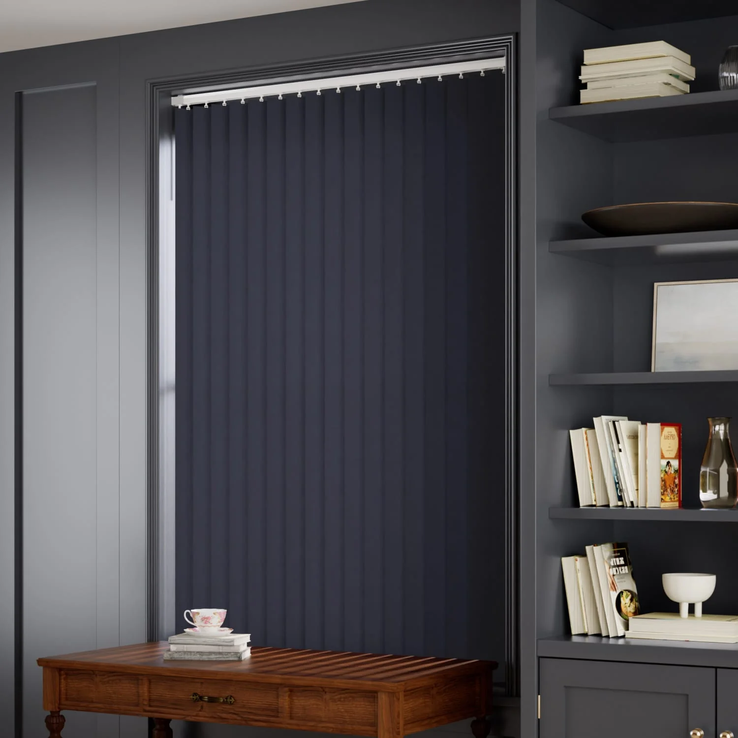Sevilla Tranquility Twilight Blue Vertical Blind - Image 2