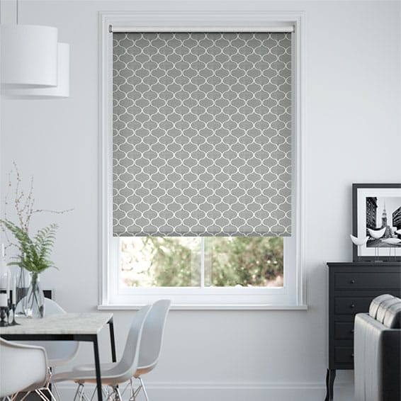 Sicilia Still Grey Blackout Roller Blind
