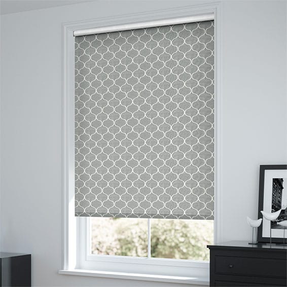 Sicilia Still Grey Blackout Roller Blind - Image 2