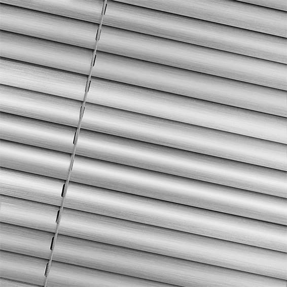 Studio Brushed Silver Venetian Blind - 25mm Slat - Image 3