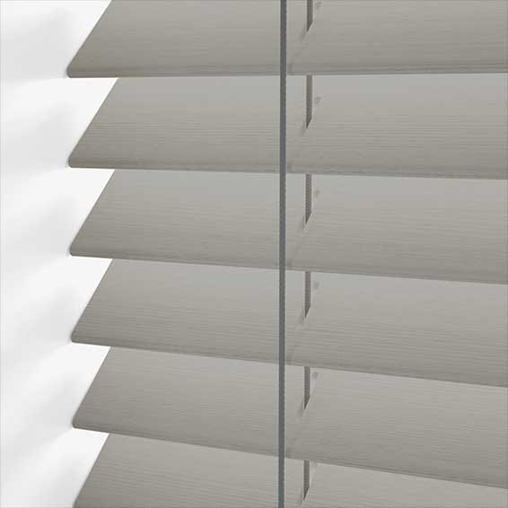 Tampa Tonal Grey Faux Wood Blind - Image 3