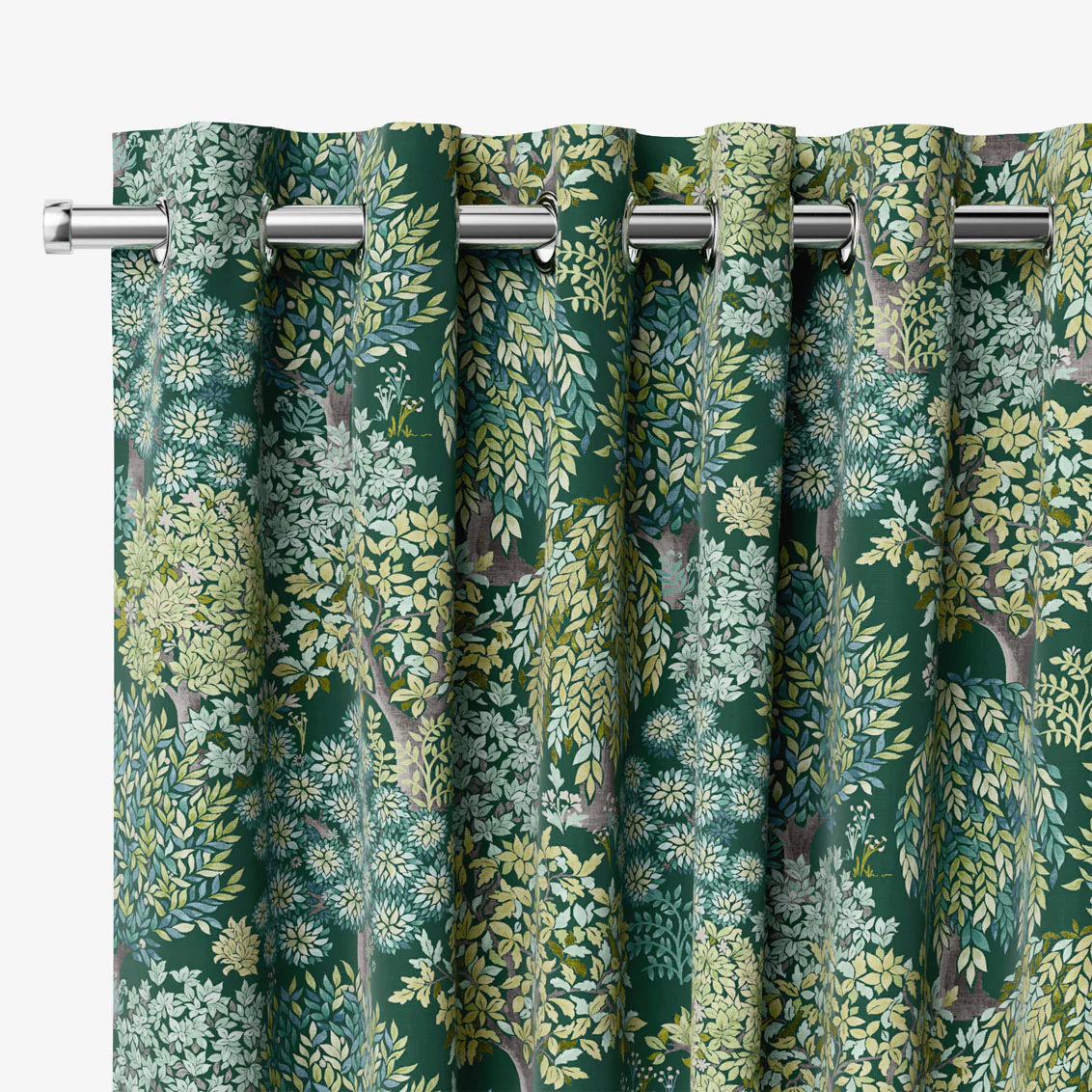 Tatton Green Olive Curtains - Image 2