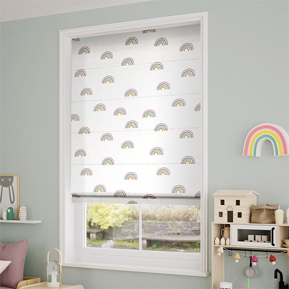 Tiny Rainbows Candy Roman Blind - Image 2