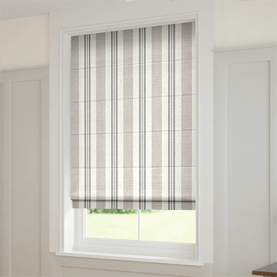 Truro Stripe Sandstone Roman Blind - Image 2