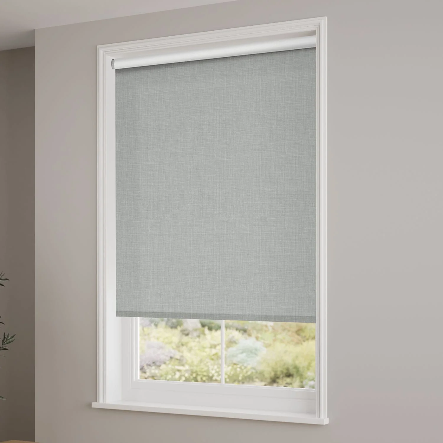 Twist2Go Canali Blackout Silver Grey Roller Blind - Image 2