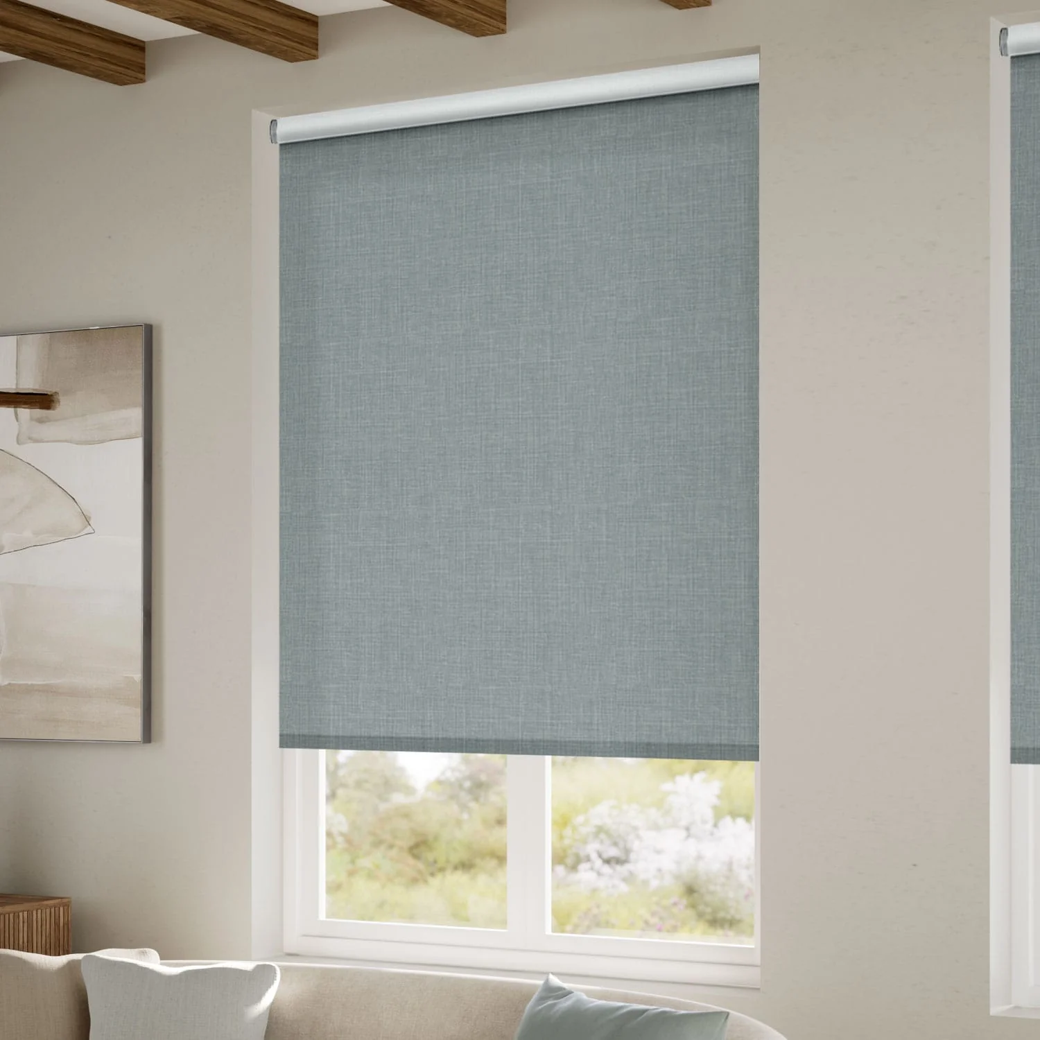 Twist2Go Canali Blackout Teal Roller Blind - Image 2