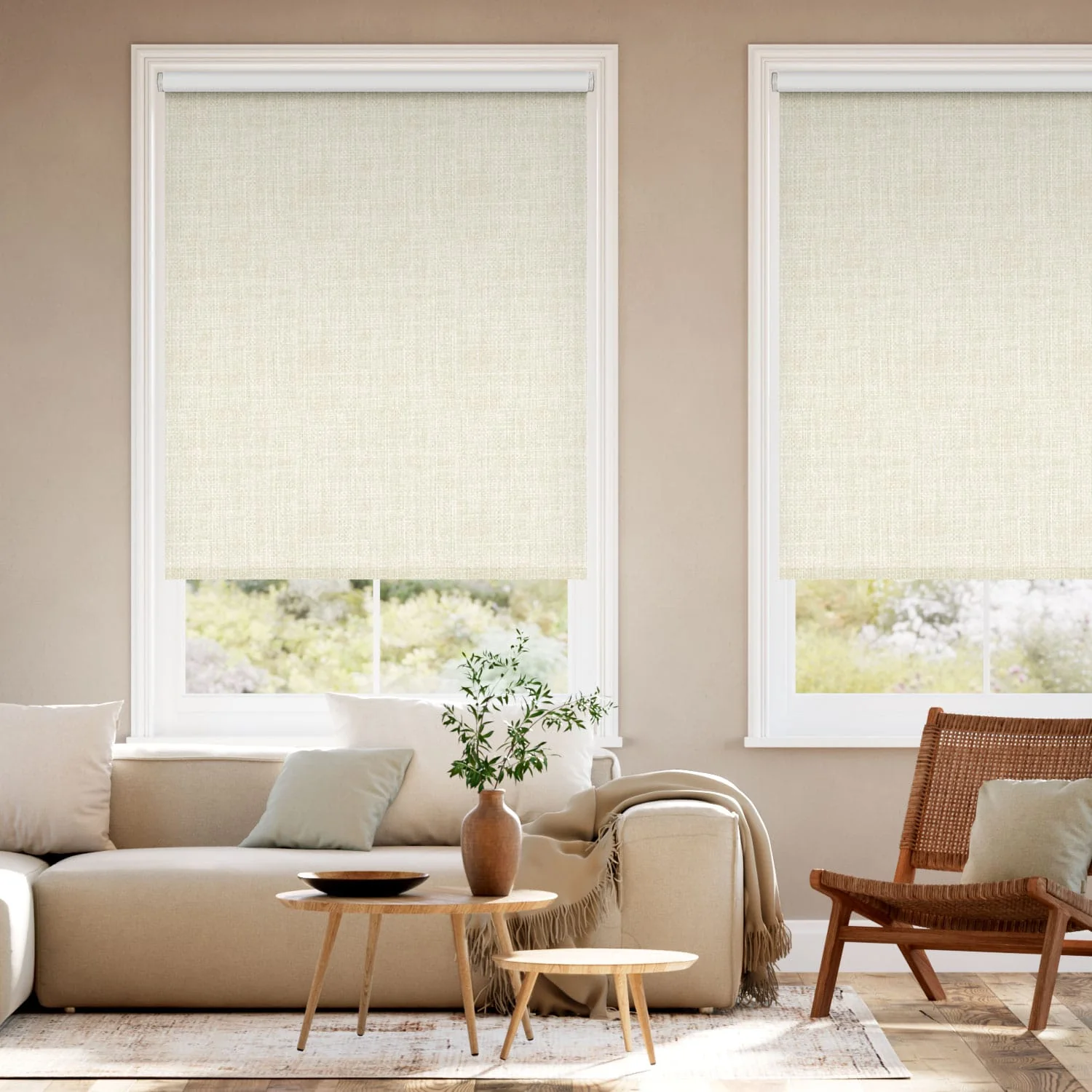 Twist2Go Moda Blackout Cream Roller Blind