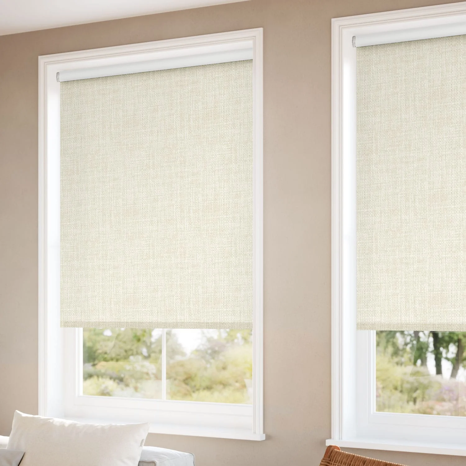 Twist2Go Moda Blackout Cream Roller Blind - Image 2