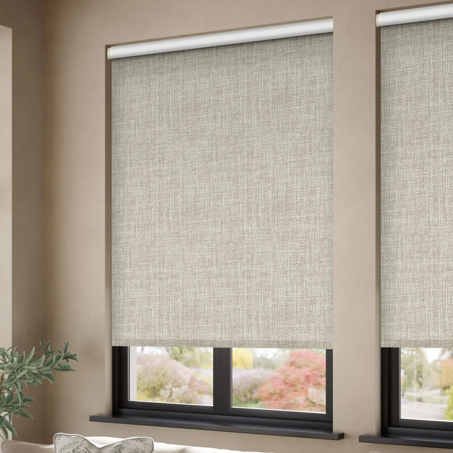 Twist2Go Moda Blackout Stone Grey Roller Blind - Image 2