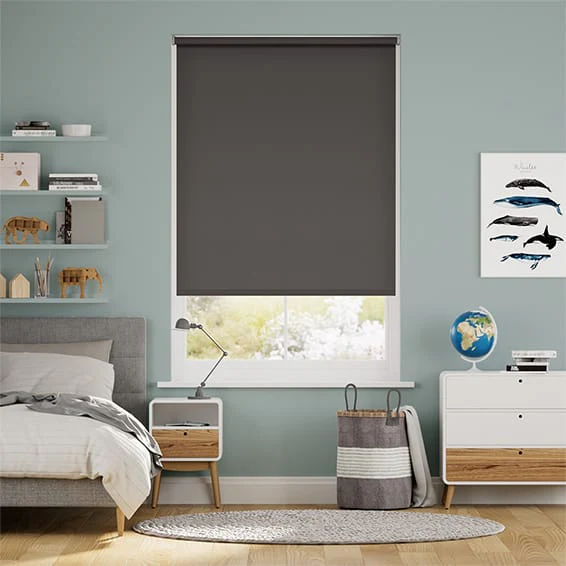 Twist2Go Sevilla Blackout Slate Roller Blind - Image 2
