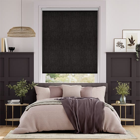 Twist2Go Thermal Luxe Dimout Charcoal  Roller Blind
