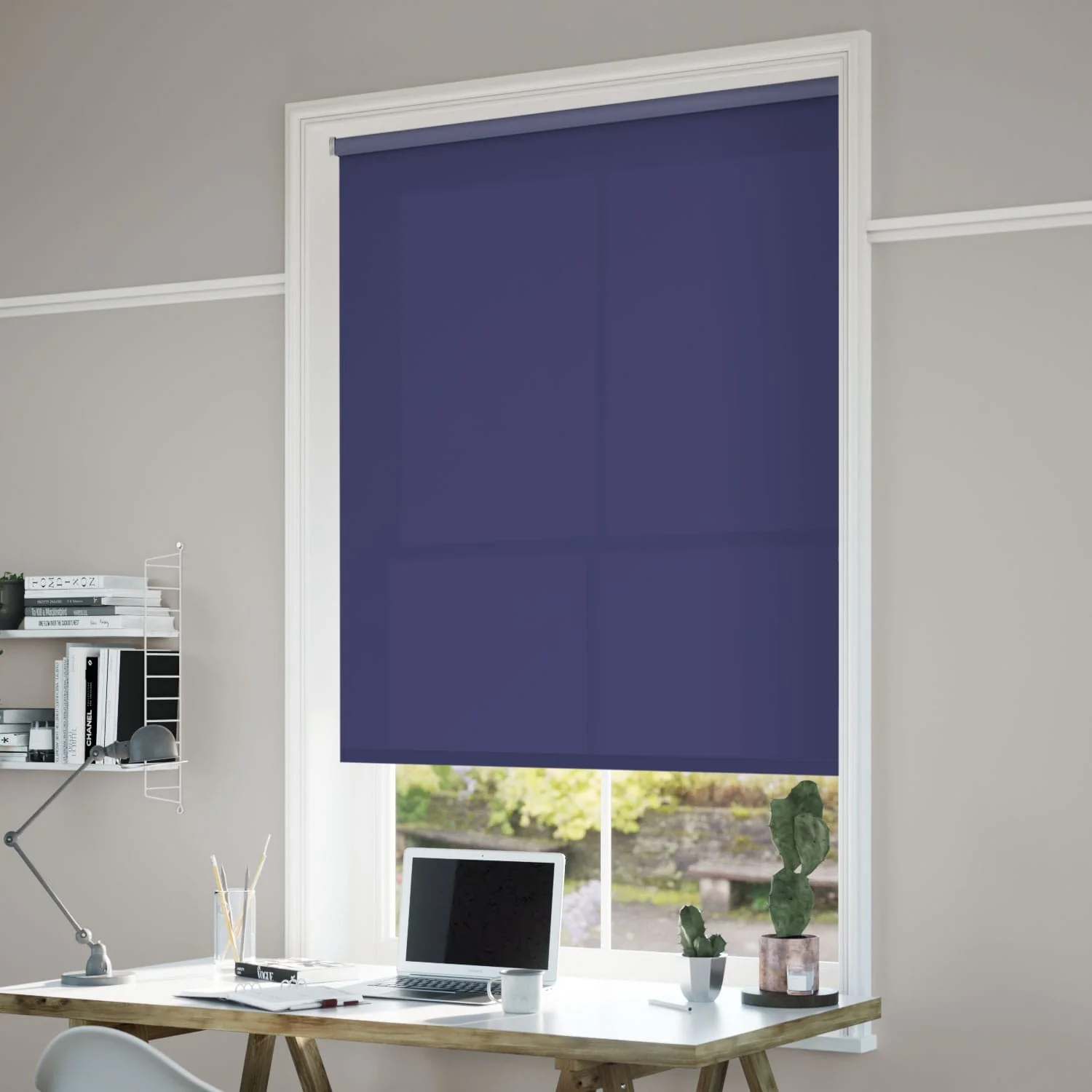 Valencia Cobalt Roller Blind - Image 2