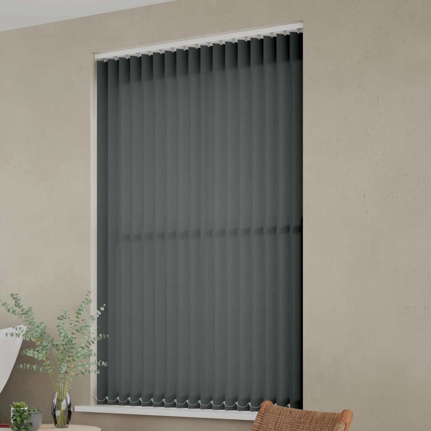 Valencia Iron Grey Vertical Blind - Image 2