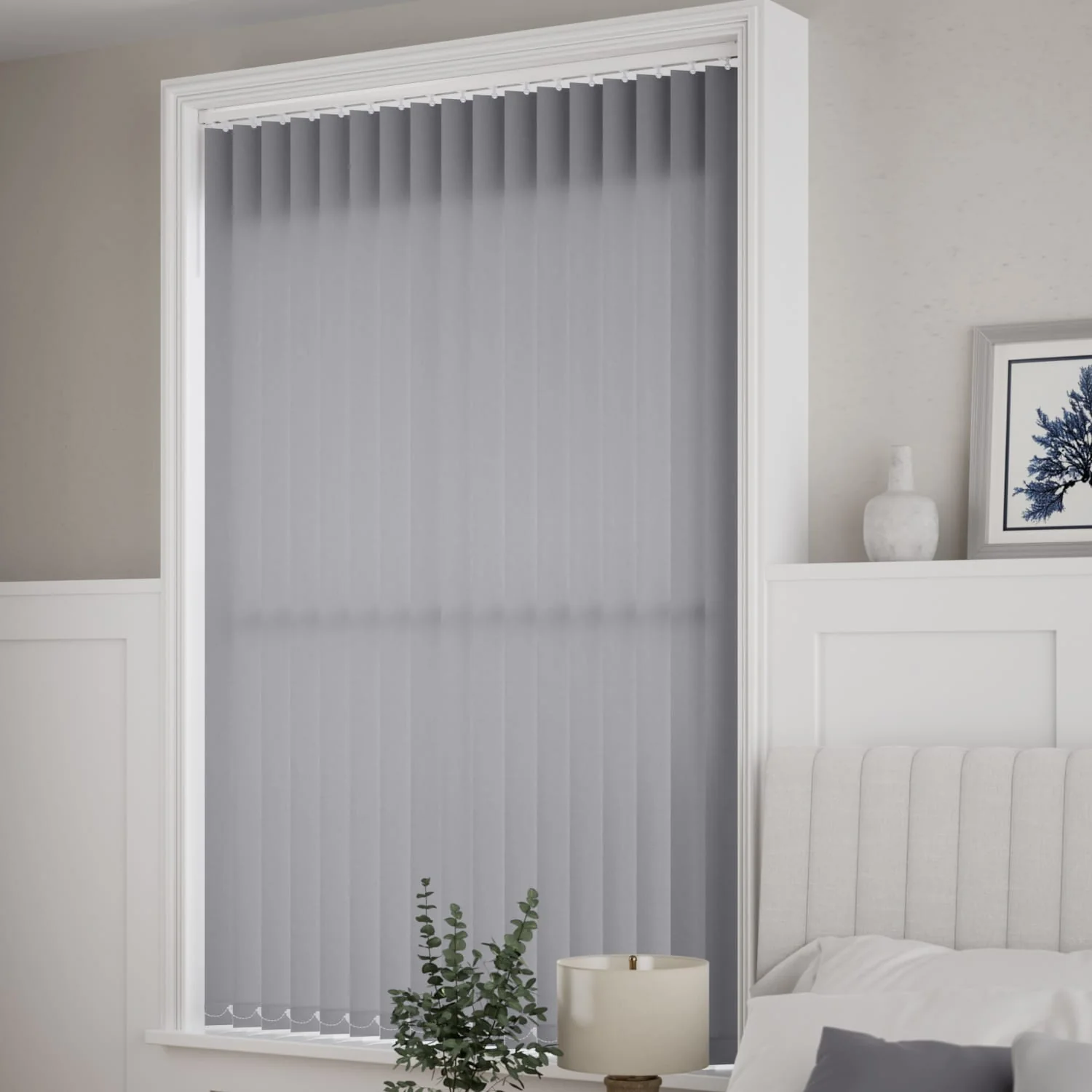 Valencia Seaside Grey Vertical Blind - Image 2