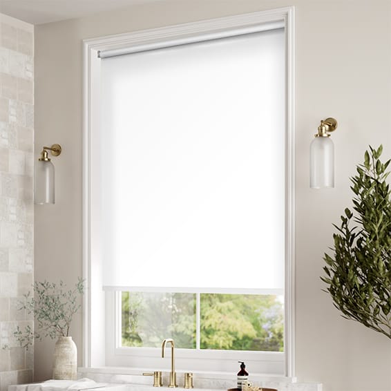 Voyage Blackout Ice White Roller Blind - Image 2
