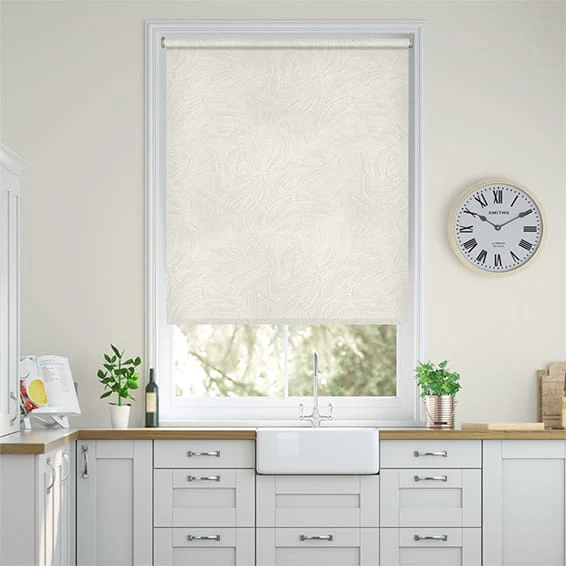 Waves Blackout Beige Roller Blind