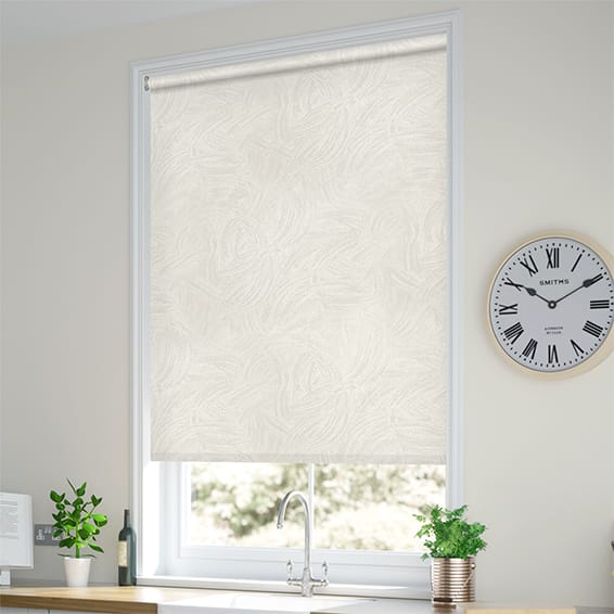 Waves Blackout Beige Roller Blind - Image 2