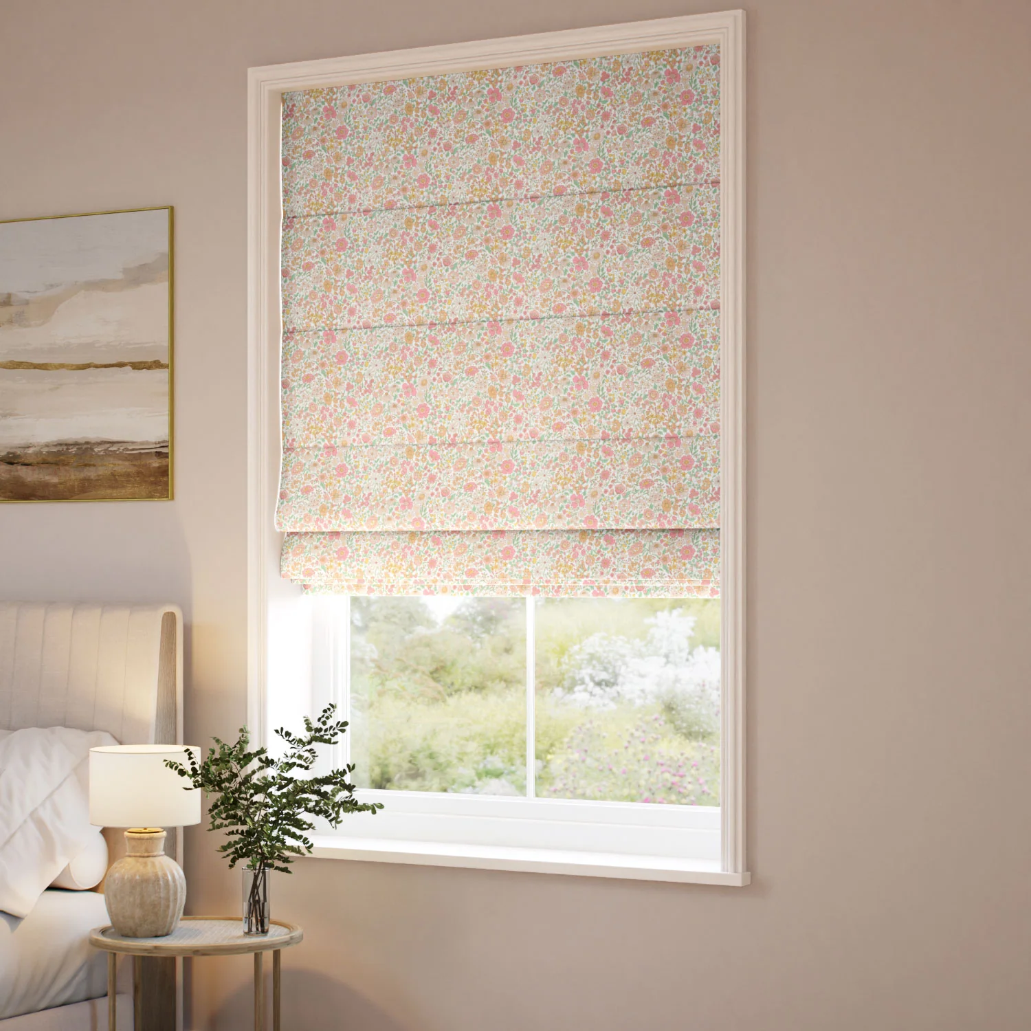 Wharfedale Apricot Roman Blind - Image 2