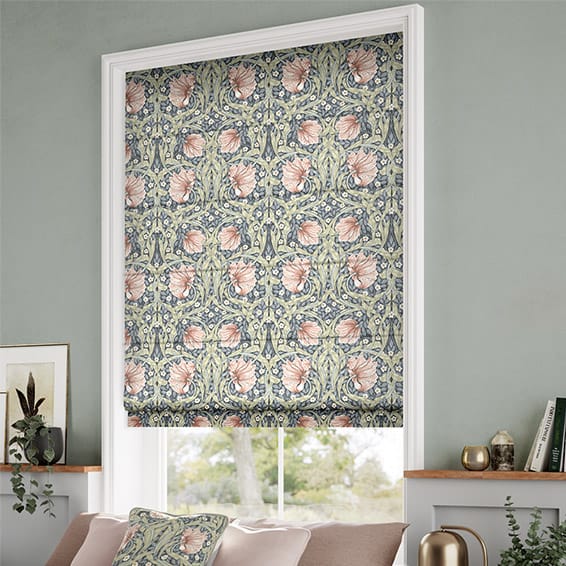 William Morris Pimpernel Blush Roman Blind - Image 2