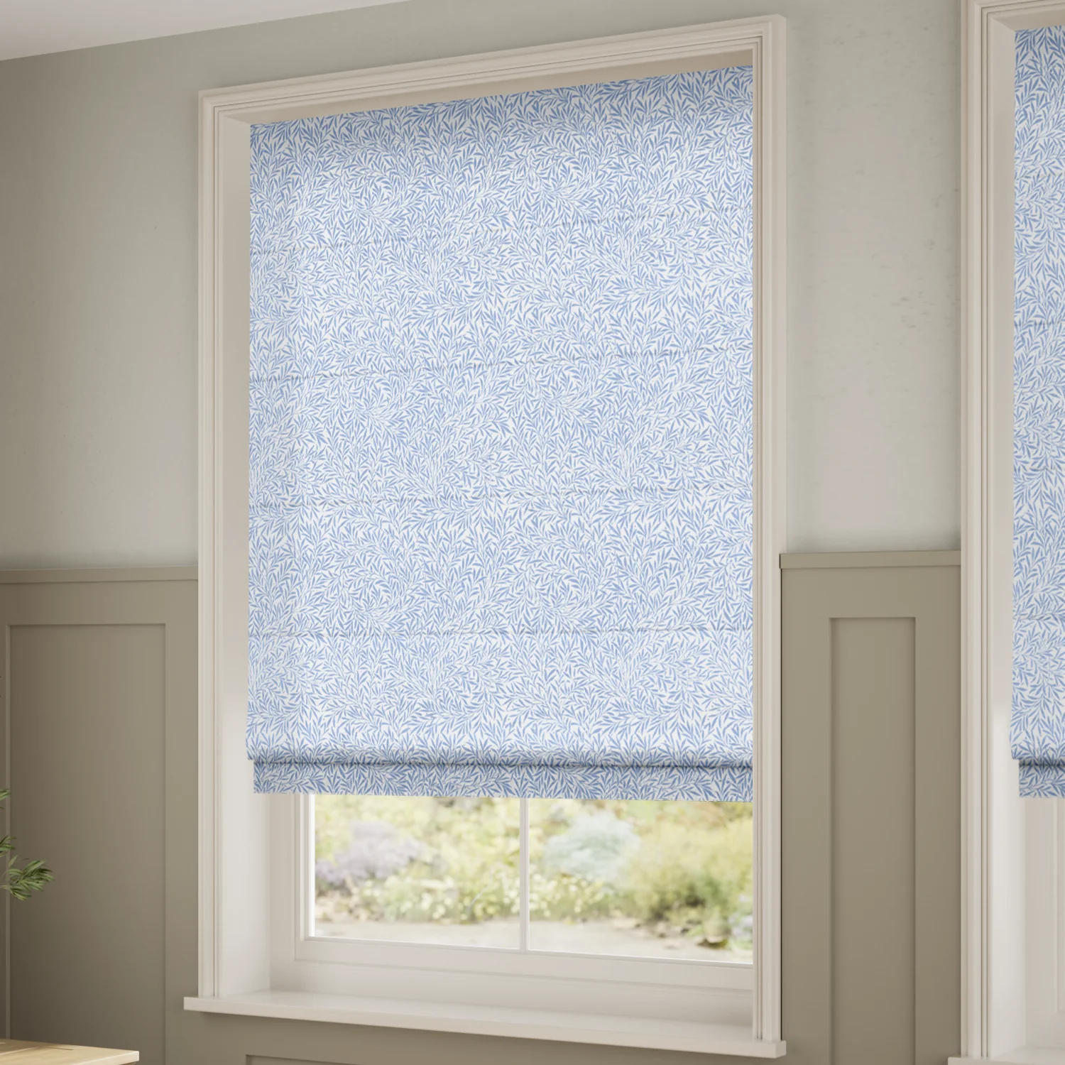 William Morris Willow Cornflower Roman Blind - Image 2