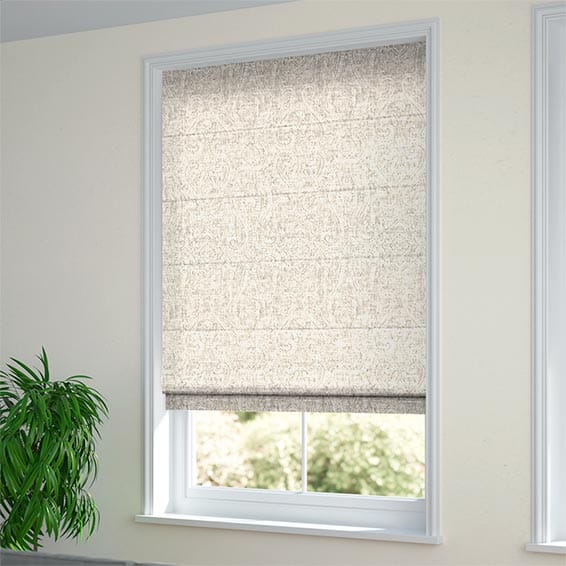 Zoroa Pale Neutral Roman Blind - Image 2